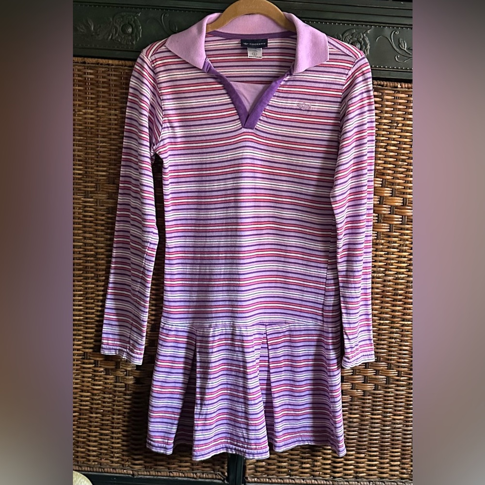 Dockers Girls Preppy Striped Dress